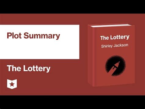 the lottery short summary|The Lottery: Study Guide .